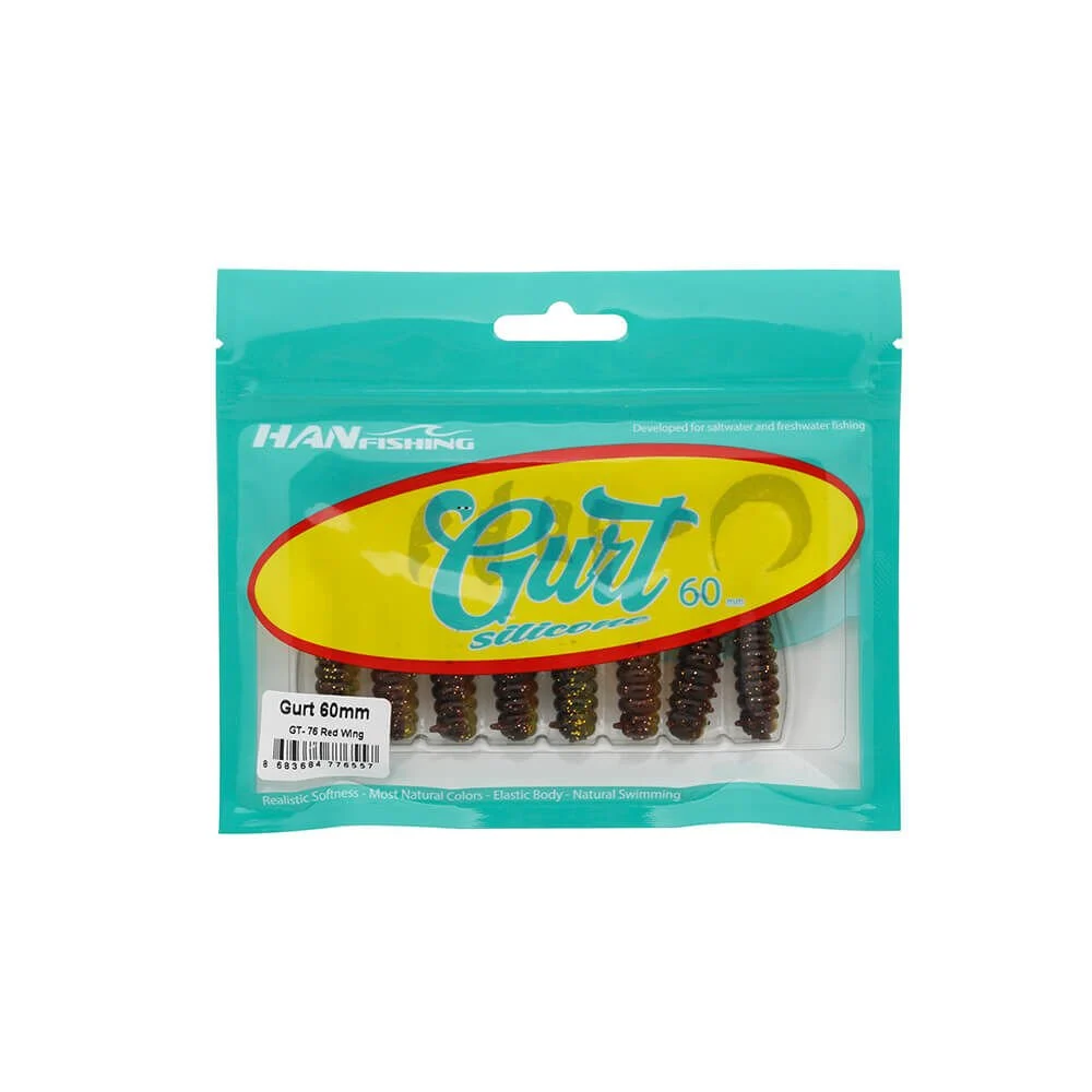 Hanfish Gurt 6 Cm Silikon Yem GT-76 Red Wing