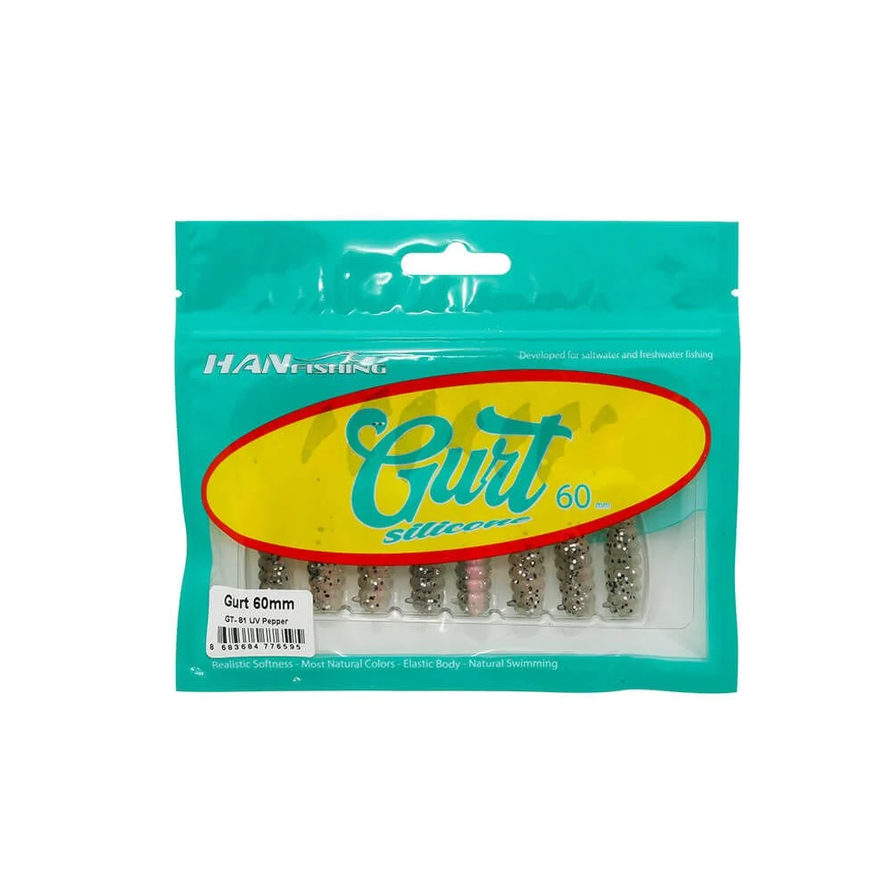Hanfish Gurt 6 Cm Silikon Yem GT81 UV Pepper