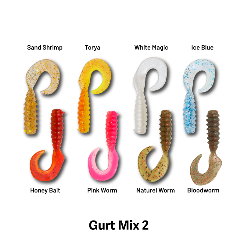 Hanfish Gurt 7 Cm Silikon Yem Gurt70 Mix 2