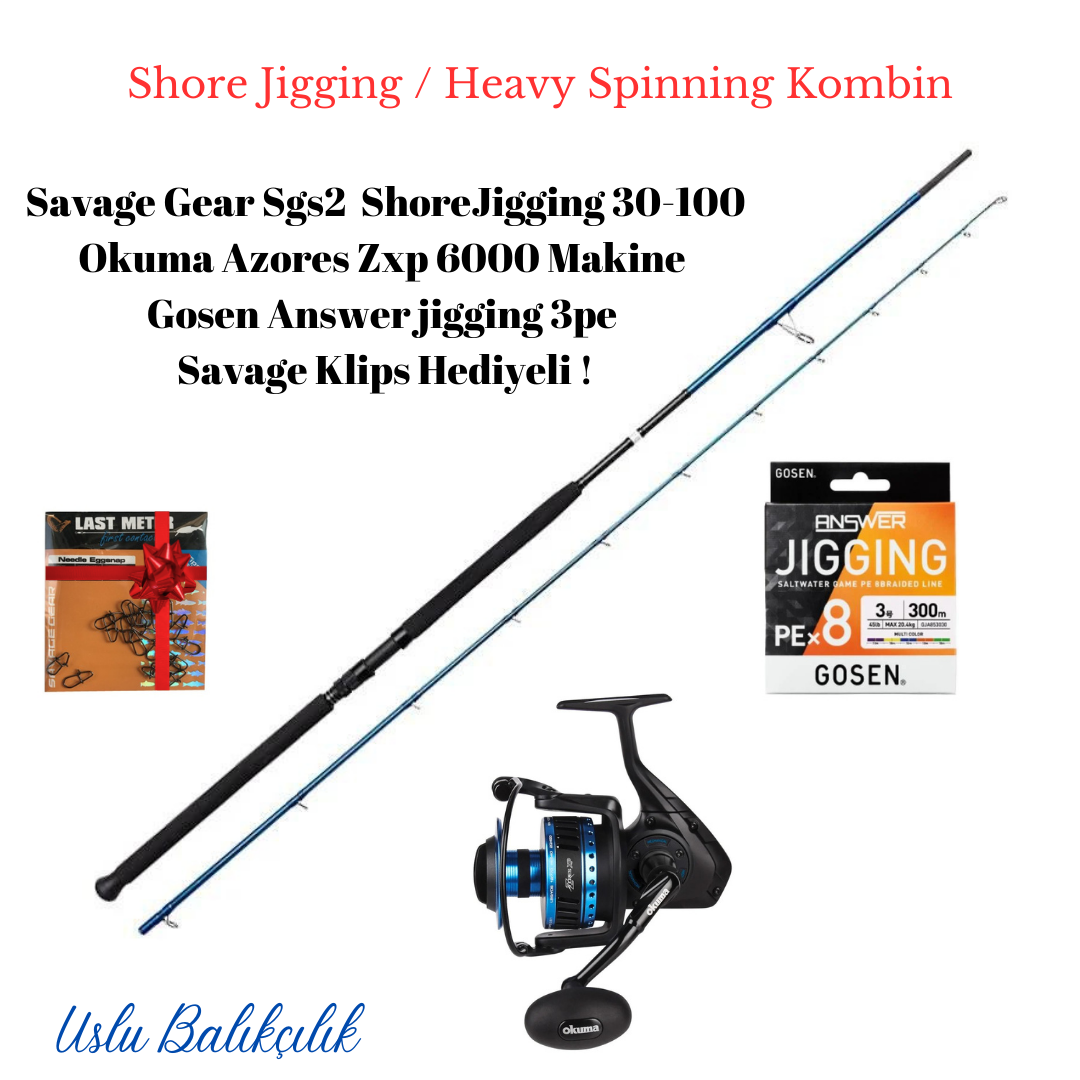 Hazır ShoreJigging / Heavy Spinning Kombin