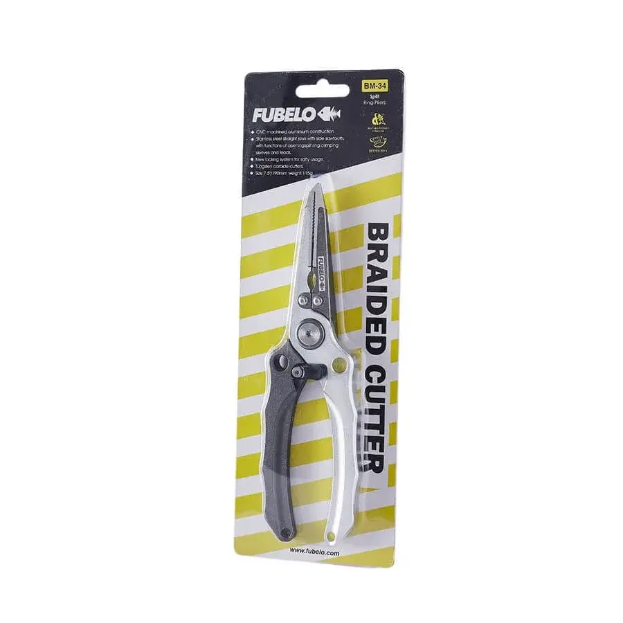 Fubelo Spling Ring Gri Balıkçı Pensesi