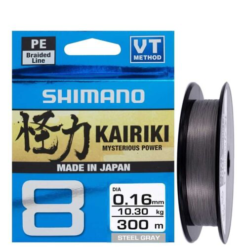 Shimano Kairiki 8X 150 M Steel Gray Örgü İp Misina 0.20mm