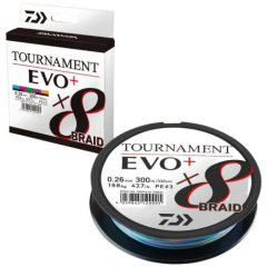 Daiwa Tournament EVO+ 8B 300 Mt. Multicolor İp Misina
