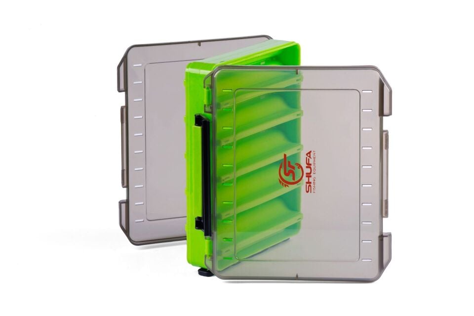 SHUFA Lure Box Çift Taraflı Kutu 130mm - Yeşil