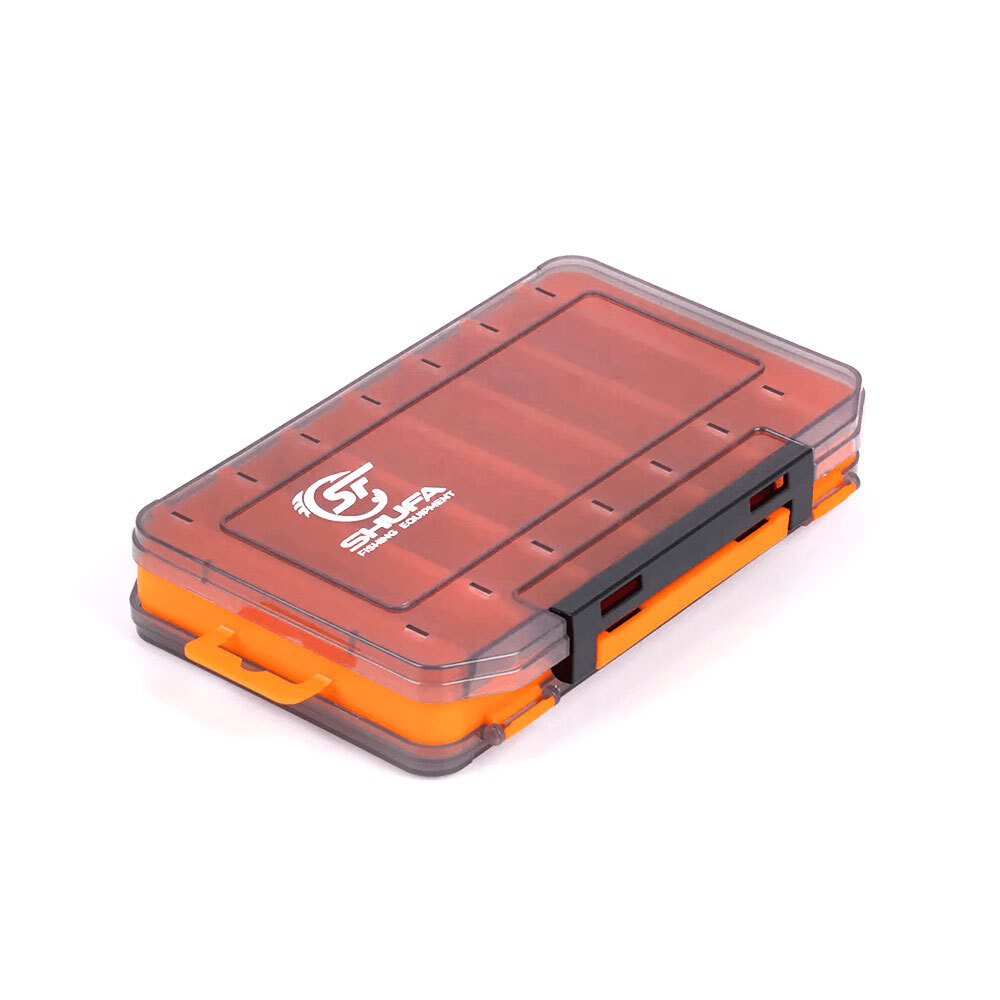 SHUFA Lure Box Çift Taraflı Kutu 110mm - Turuncu