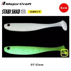 Major Craft Stabi Shad Slim 9cm Silikon Balık #07 Glow