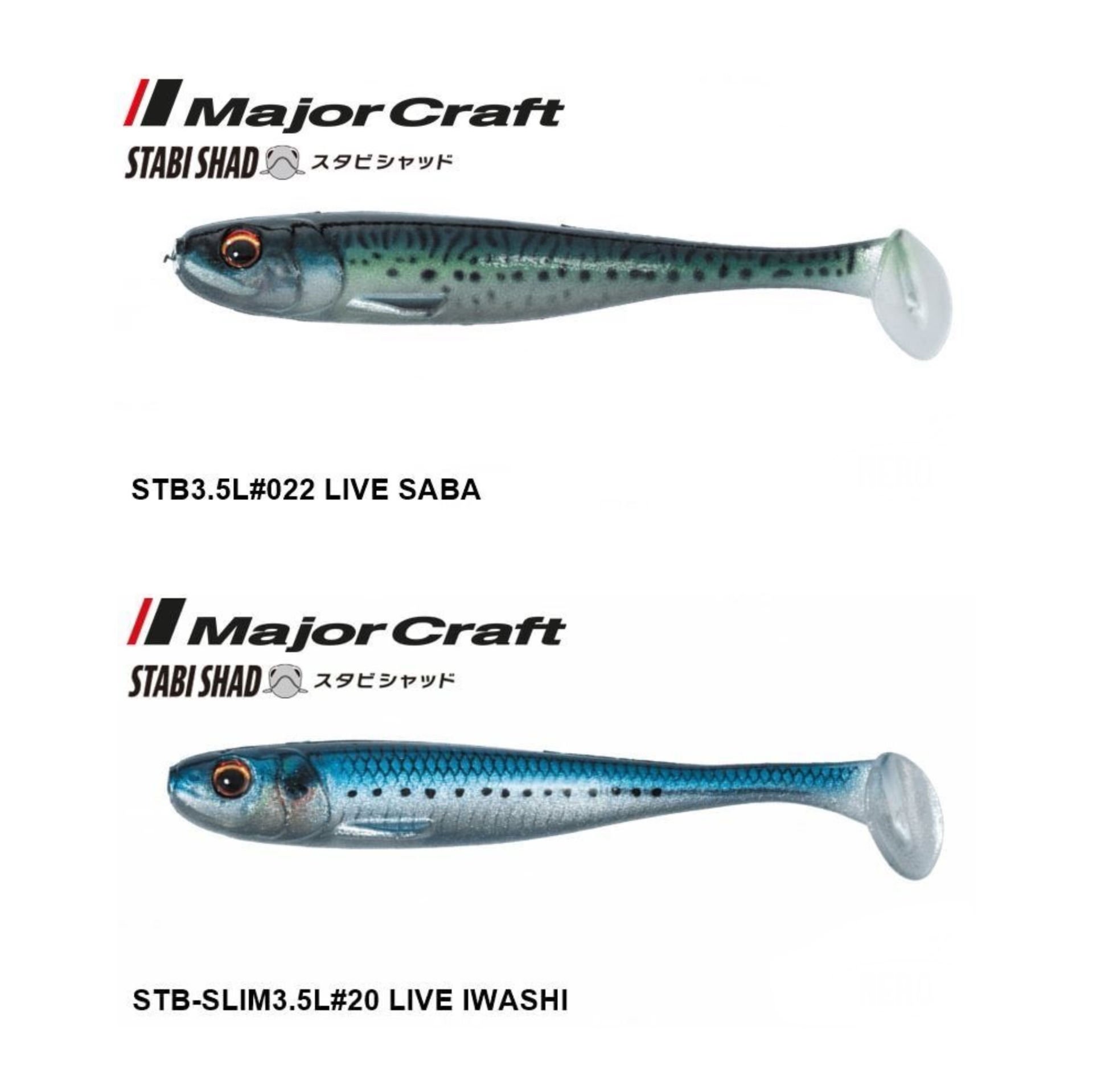 Major Craft Stabi Shad Slim 9cm Silikon Balık