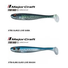 Major Craft Stabi Shad Slim 9cm Silikon Balık
