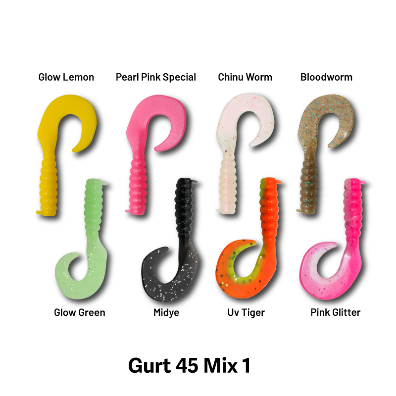 Hanfish Gurt 4.5 Cm LRF Silikon Yem Gurt 45 Mix 1