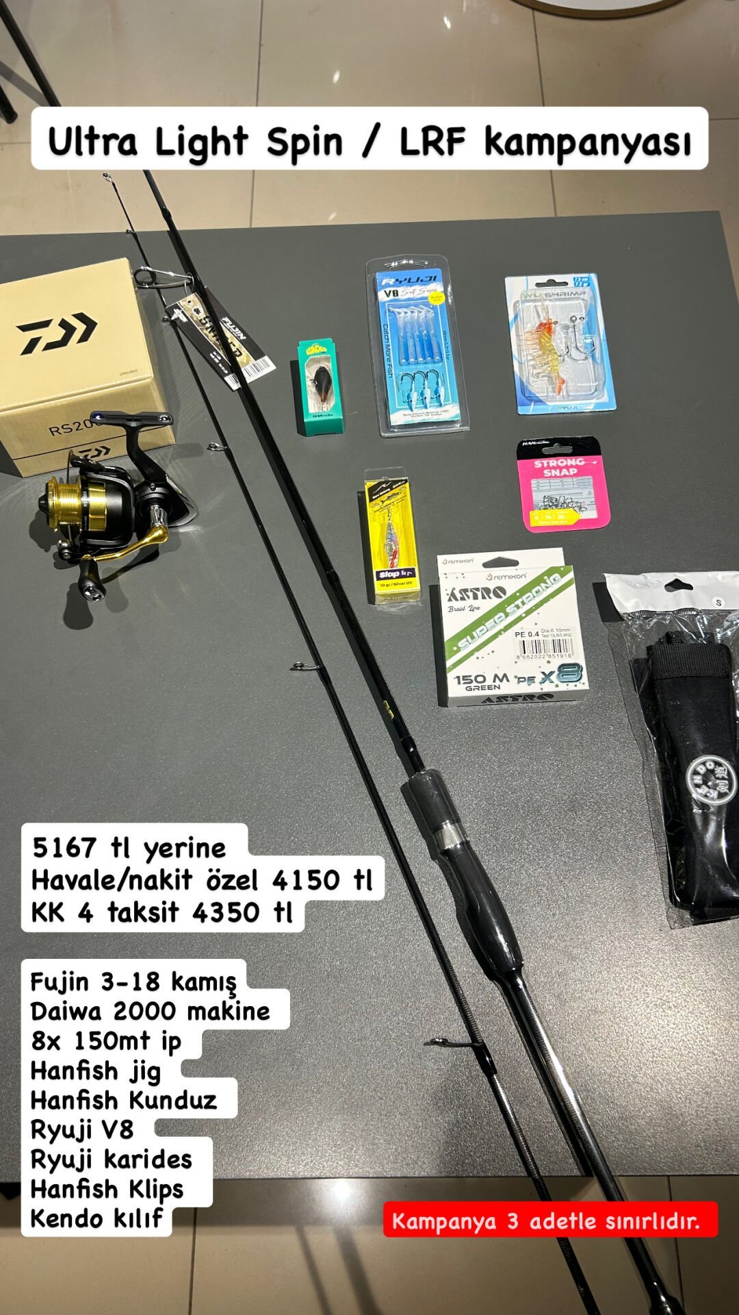 Tam Takım Hazır Lrf / Ultra Light Kombin