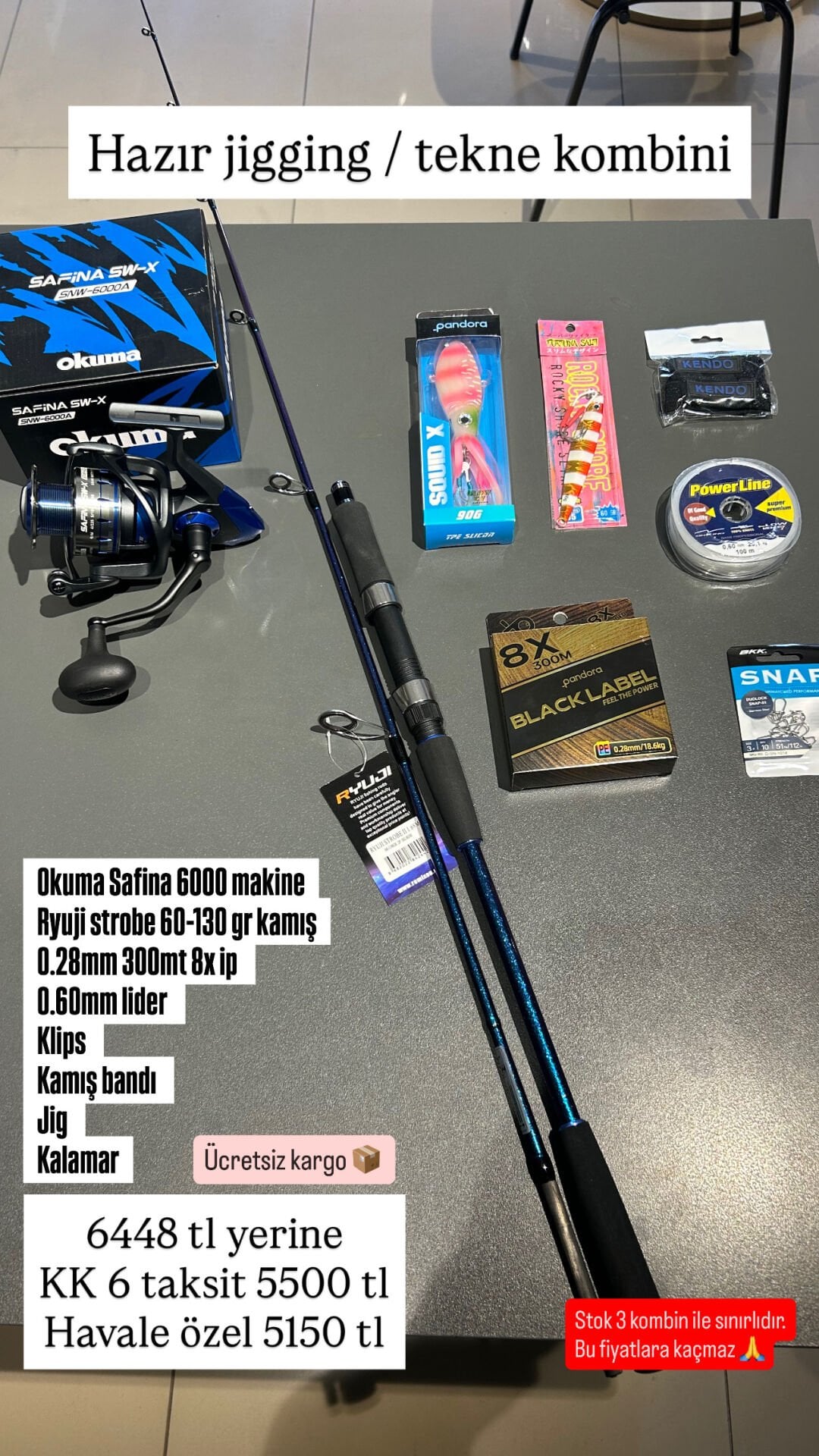 Tekneden Jigging Kombini