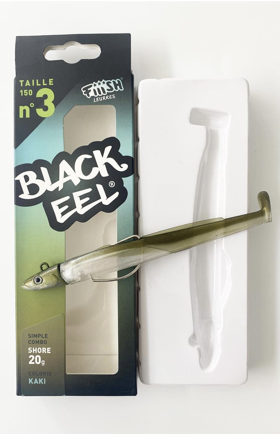 Fiiish Black Eel BE150/BE1145 Simple Combo 20gr Silikon Yem KAKI