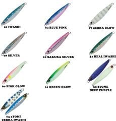 Major Craft Jigpara Short 60gr JPS-60 Jig Yemi 07 Zebra Glow
