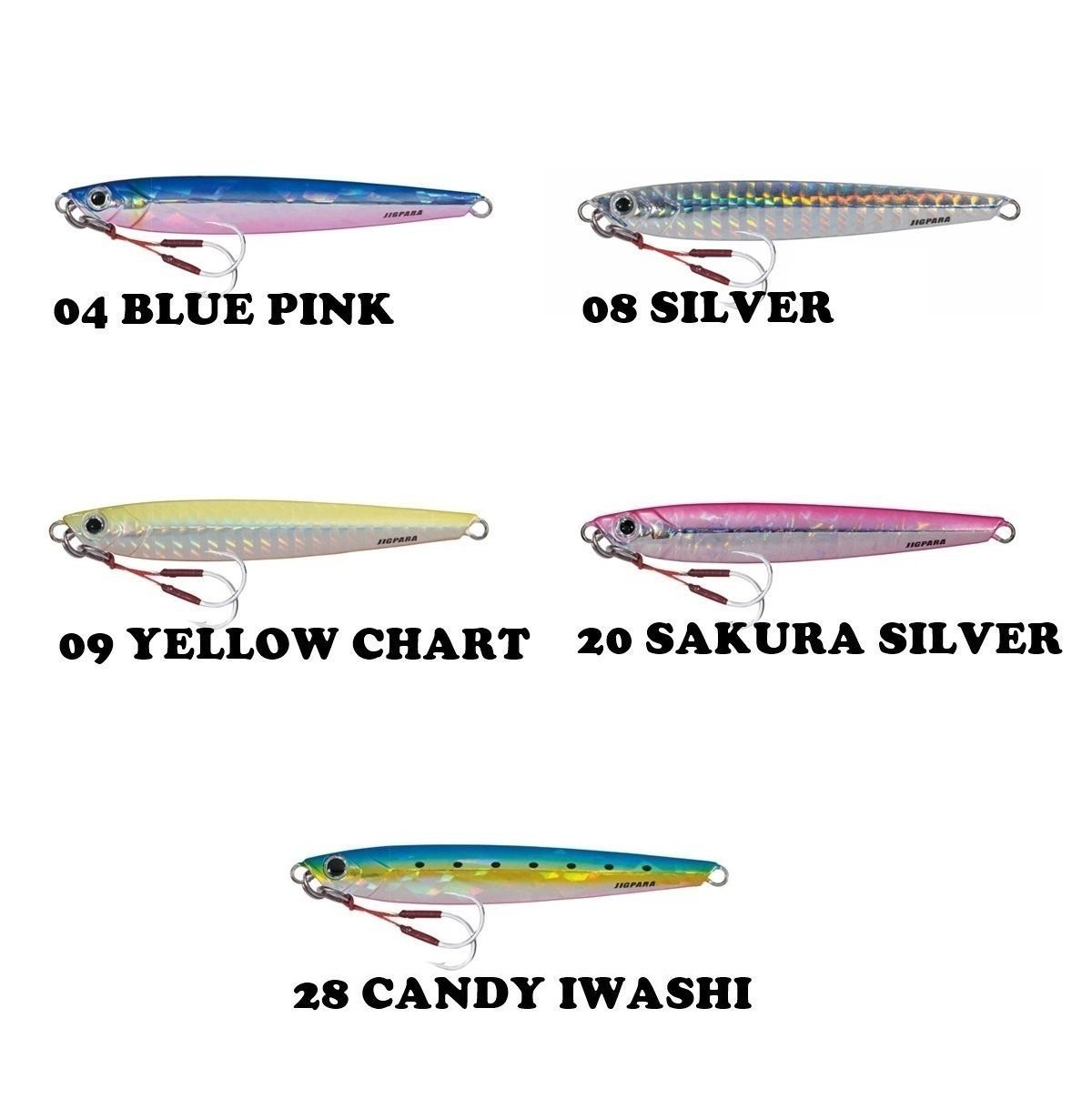 Major Craft Jigpara Semilong 40gr JPSL-40 Jig Yemi 20 Sakura Silver