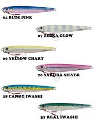 Major Craft Jigpara Semilong 60gr JPSL-60 Jig Yemi 20 Sakura Silver