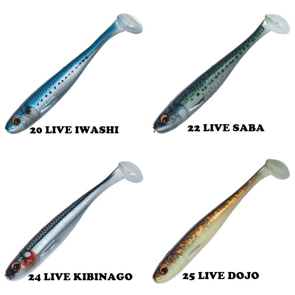 Major Craft Stabi Shad Slim 10cm STB-SLIM4L Silikon Yem