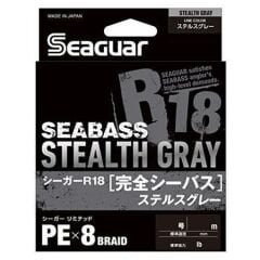 Seaguar R18 Seabass Stealth Gray PEx8 Braid 150m İp Misina PE 0.8