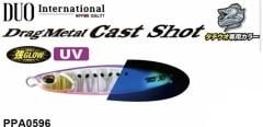 Duo Drag Metal Cast Shot Jig 30Gr. Tachi PPA0596 UV Purple Sardine Glow Tail