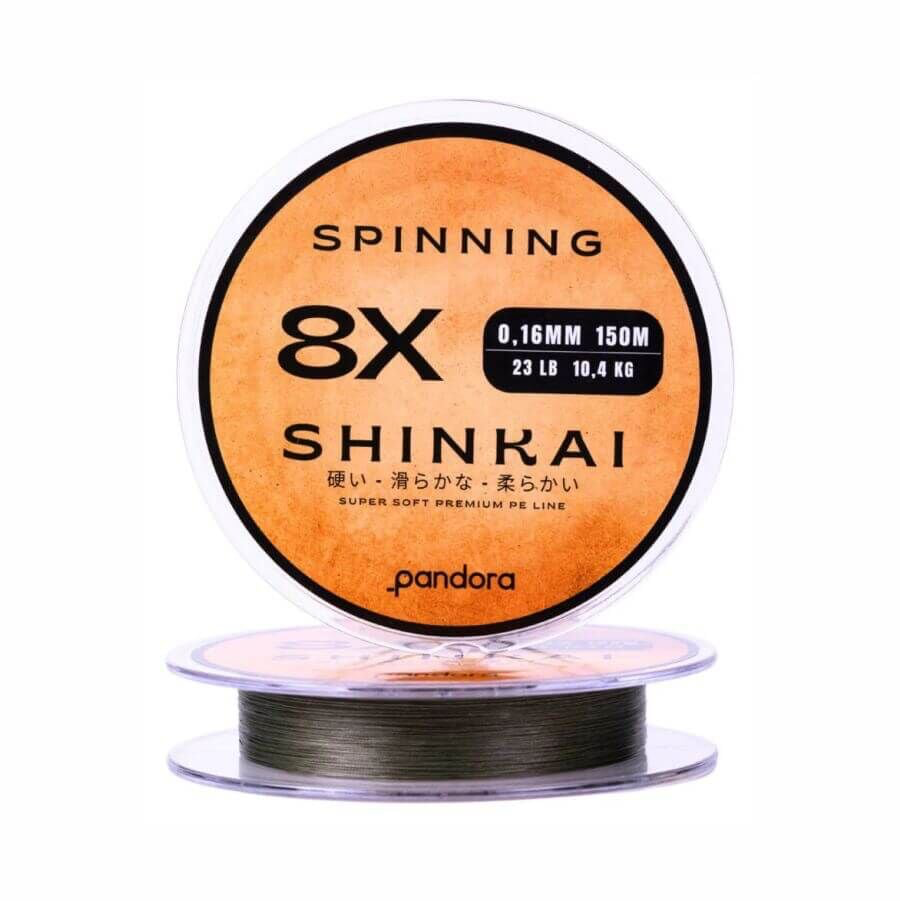 Pandora Shinkai Spinning 8X 150 Mt Green ip Misina