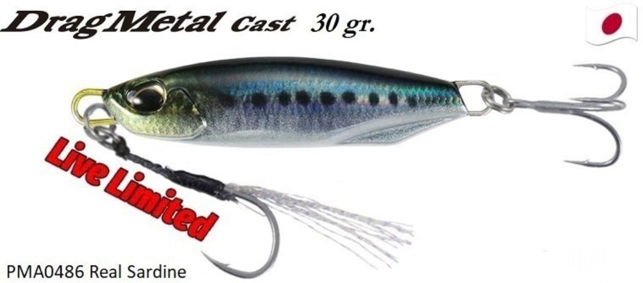 Duo Drag Metal Cast Jig 30Gr. PMA0486 Real Sardine