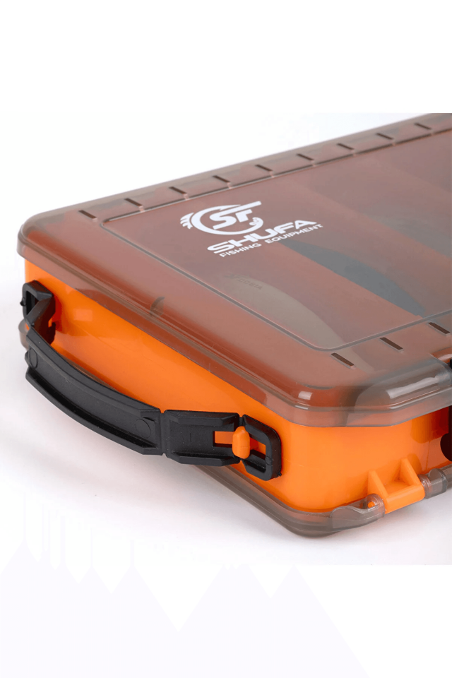SHUFA Lure Box Çift Taraflı Kutu 130mm - Turuncu
