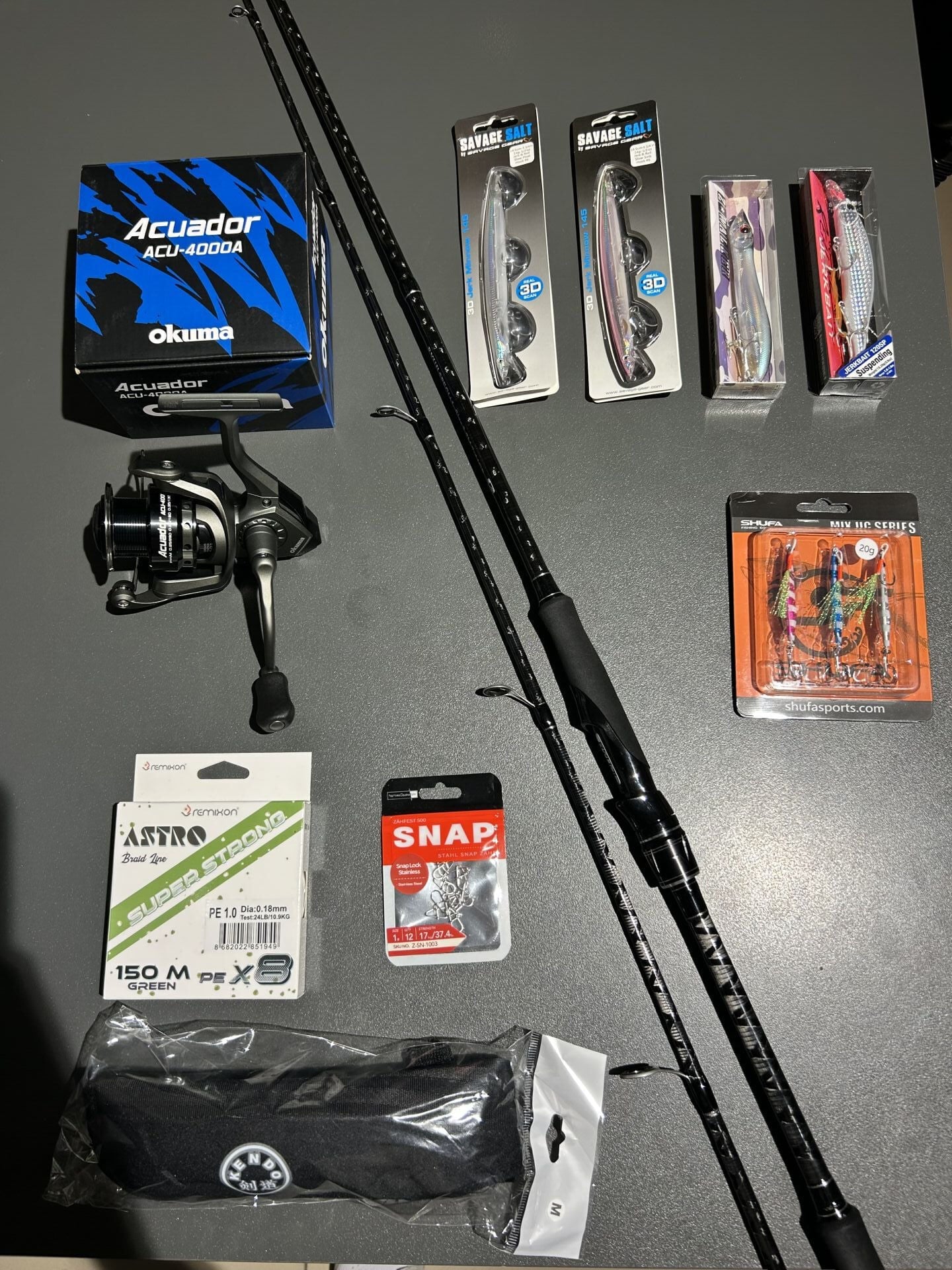 Ryuji Ve Okuma Spin Kombini - 270cm 7-44 Gr Full Olta Seti