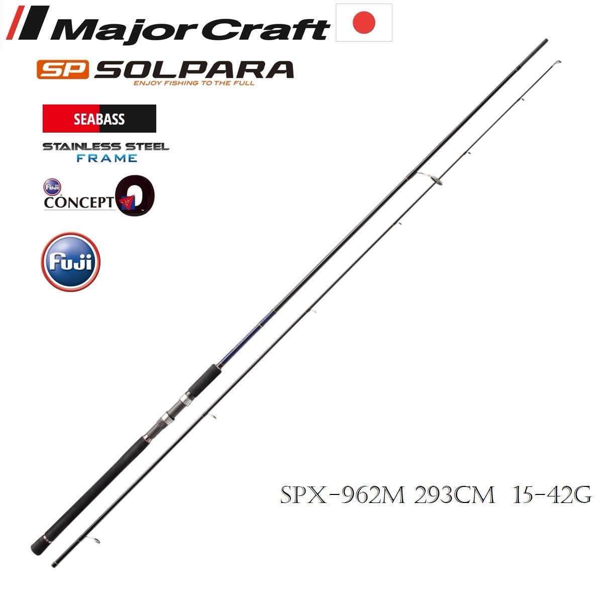 Major Craft Solpara SPX-962M Seabass Spin Kamış 293cm 15-42gr.