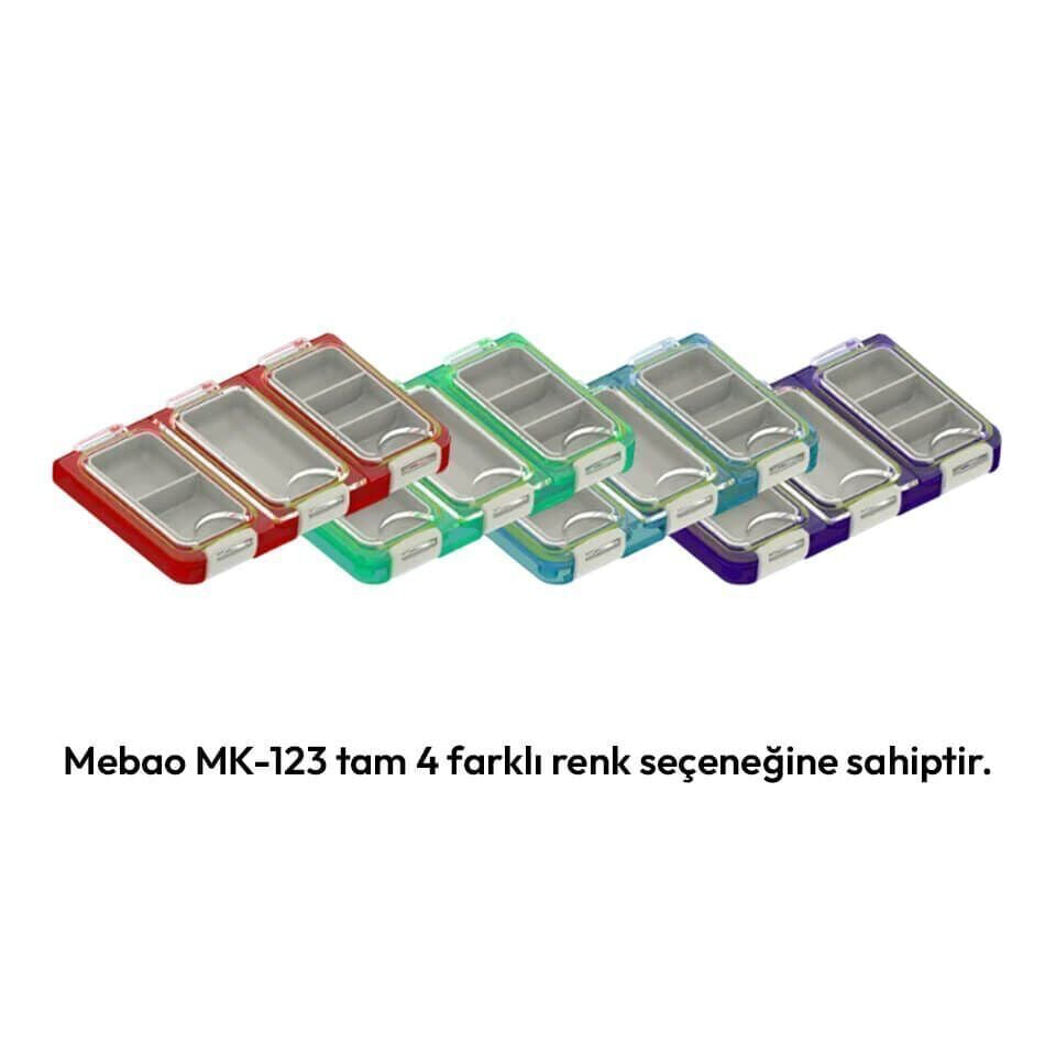 Mebao MK-123 Su Geçirmez Klips ve İğne Kutusu - Yeşil