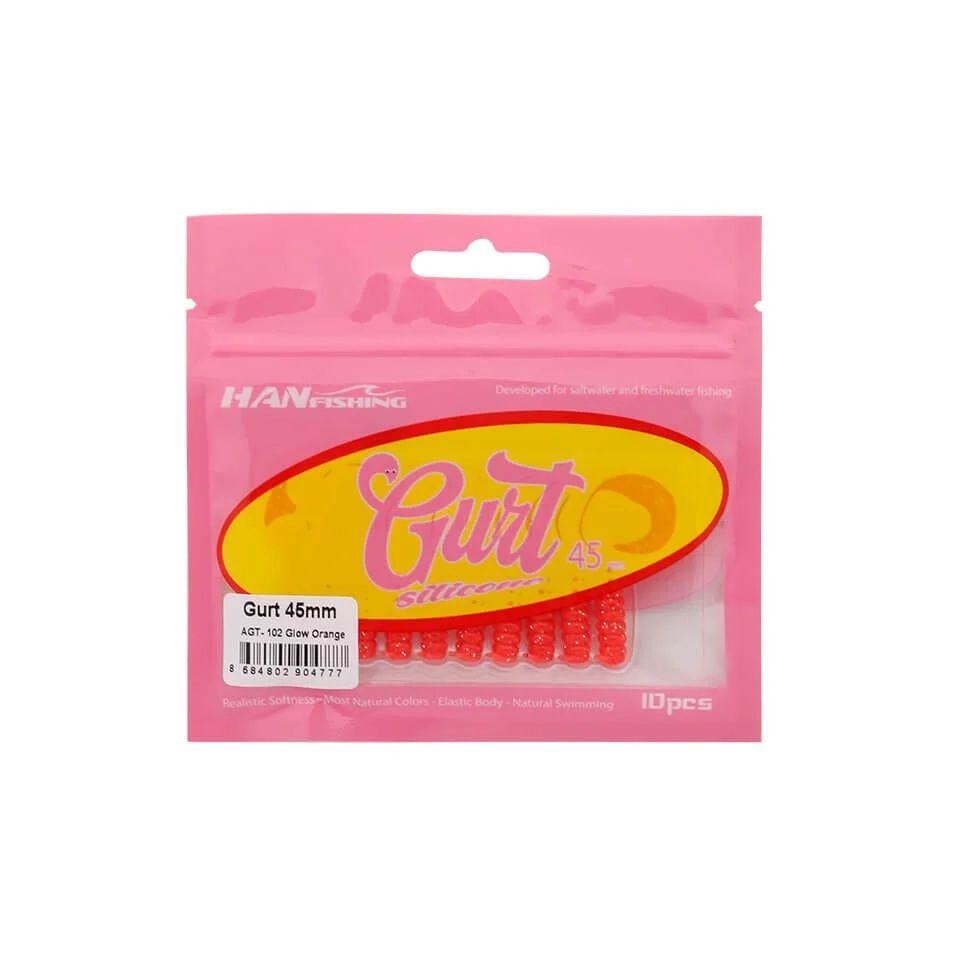Hanfish Gurt 4.5 Cm LRF Silikon Yem AGT-102 Glow Orange