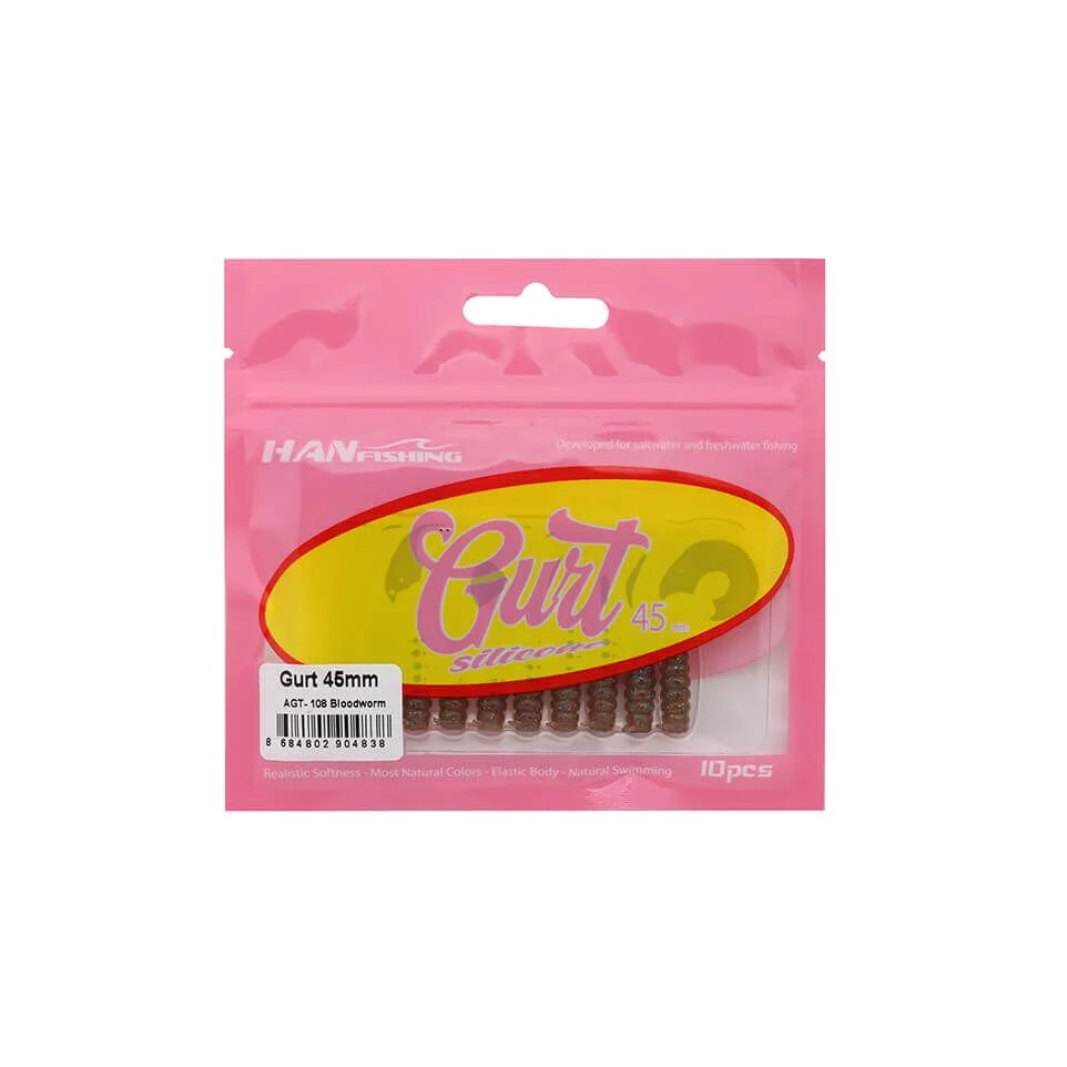Hanfish Gurt 4.5 Cm LRF Silikon Yem AGT-108 Bloodworm