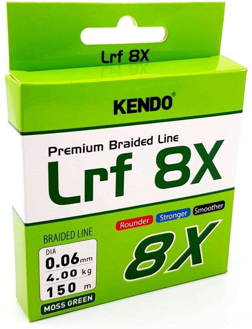 Kendo Lrf 8X Fighting 150 mt mm Örgü ip (Moss Green) 0.10mm