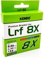 Kendo Lrf 8X Fighting 150 mt mm Örgü ip (Moss Green) 0.10mm